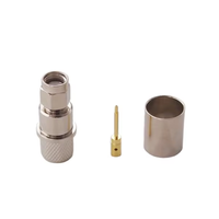 Câble d'antenne électrique RG213 étanche haute performance avec connecteur coaxial RF à sertir mâle SMA