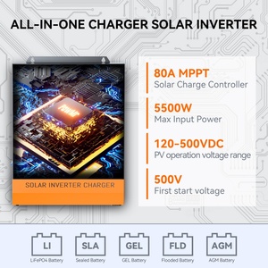 PowMr US Stock 5KW 110V/120V Salida monofásica Inversor solar de ahorro de energía para edificios residenciales y comerciales pequeños - Product Image 5