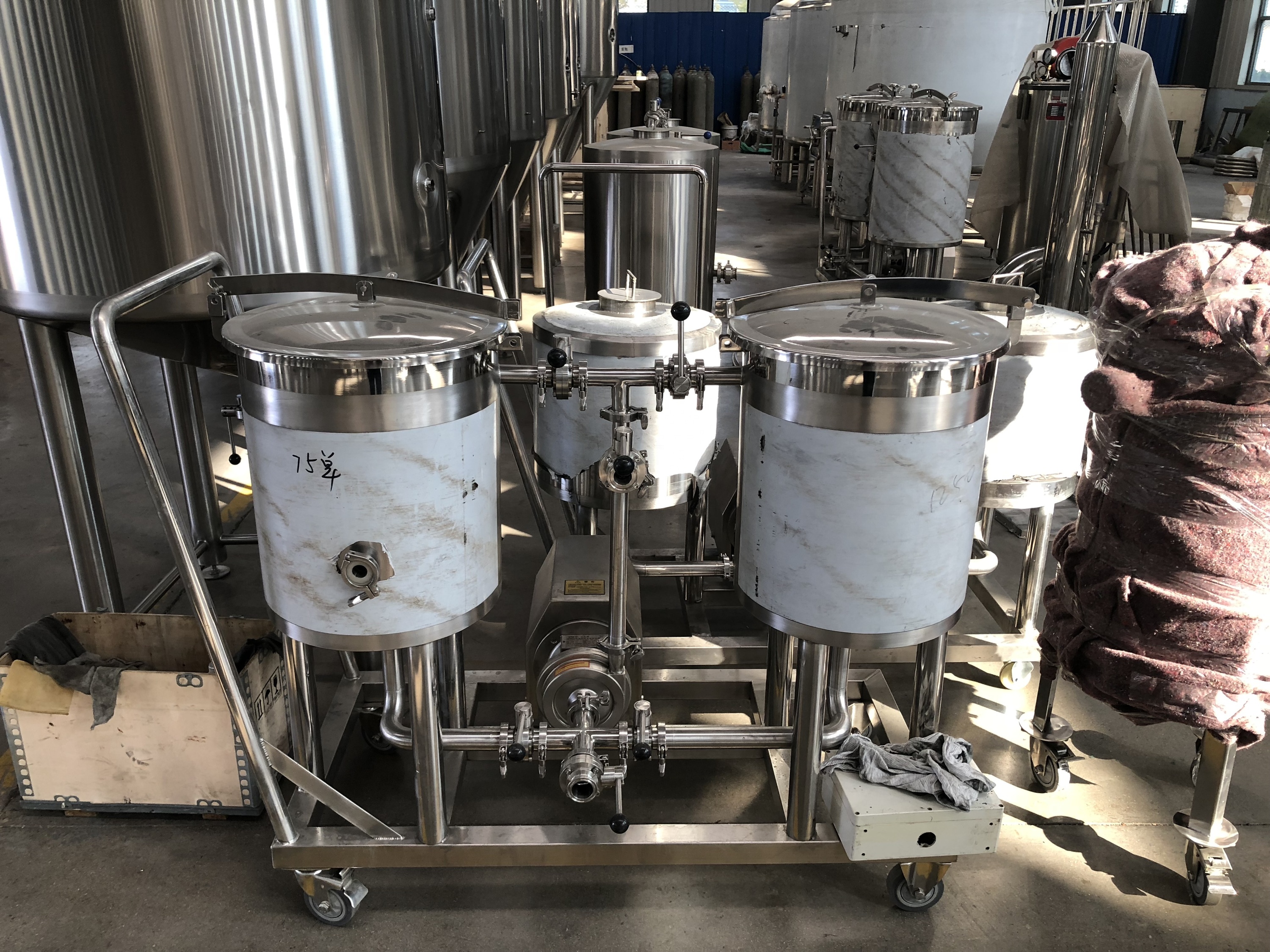 Cuve de fermentation en acier inoxydable de petite capacité et grande capacité réservoir de bière 100l