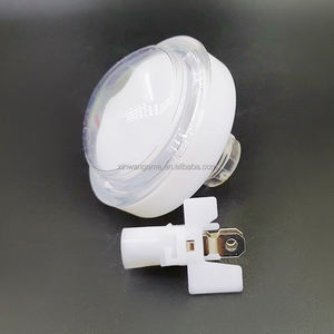 12V 60mm chapeau convexe bouton poussoir rond pour Consoles de jeu à pièces distributeur automatique Machine à griffes machine de basket-ball - Product Image 4