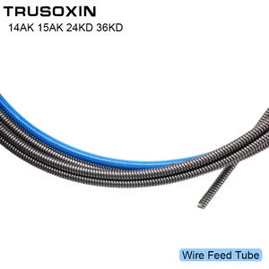 1 pièce Tube d'alimentation de fil MIG 3M 5M pour machines de soudage MIG, compatible avec les consommables de torche/pistolet 14K 15AK 24KD 36KD - Product Image 4