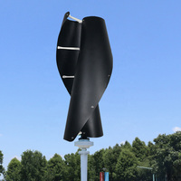 Vente d'usine Europe Personnaliser éolienne 1000w 2000W 3000w 5kw 12v 24v 48v Système hybride solaire éolien pour toit balcon usage domestique