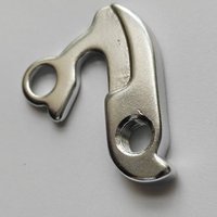 Pièces en alliage d'aluminium, support de dérailleur arrière argenté pour cadre de vélo