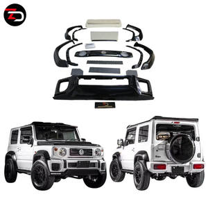 <span class=keywords><strong>Prix</strong></span> d'usine 2020 Nouveauté Kit carrosserie style LB avec élargisseurs d'ailes, pare-chocs avant, spoiler avant, calandre principale, capot pour <span class=keywords><strong>Jimny</strong></span> - Product Image 1