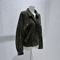 Nouvelle arrivée, veste en cuir pour femmes, style motard classique, en daim et peau de mouton, coupe ample, fermeture éclair, coupe-vent, pour toutes les saisons, usage quotidien en extérieur