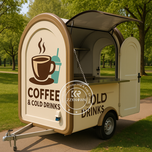 Заводская цена, тележка для закусок, открытый киоск, трейлер, передвижное кафе, кухня из нержавеющей стали, уличная кофейня, тележка для еды, грузовик для еды - Product Image 4