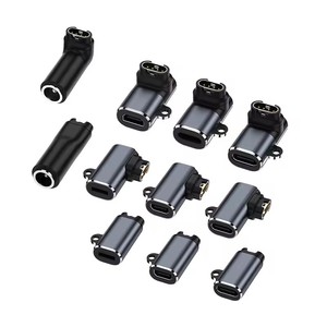 Connecteur d'adaptateur d'alimentation de charge Portable USB Micro Type C 8 broches pour <span class=keywords><strong>Garmin</strong></span> <span class=keywords><strong>Fenix</strong></span> 7 7x5s 6 6X 6S <span class=keywords><strong>chargeur</strong></span> de montre intelligente - Product Image 1