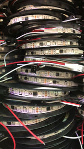 Ws2811 pixels 12V Dải 60LEDs/m <span class=keywords><strong>SPI</strong></span> <span class=keywords><strong>RGB</strong></span> IC đầy đủ màu sắc <span class=keywords><strong>LED</strong></span> 2811 ánh sáng địa chỉ đen PCB linh hoạt kỹ thuật số <span class=keywords><strong>LED</strong></span> <span class=keywords><strong>Pixel</strong></span> Strip - Product Image 6