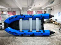Bateau pneumatique robuste de 5,5 m (18,0 pi) avec largeur de 200 cm et tube de 50 cm, bateau de sauvetage commercial AL550 HD