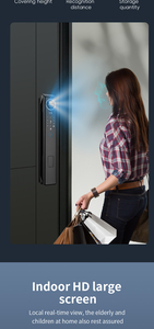 Fully Automatic 3D Face Tuya WiFi APP Video Calling <strong>Code</strong> Card Fingerprint Aluminum Alloy Cloud Smart Door Lock - Product Image 5