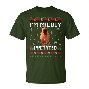 T-shirt avec motif de Noël « I'm Mildly Irritated Marcus The Worm » - Product Image 2