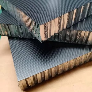 Panneau en nid d'abeille en fibre de carbone, léger, haute résistance, surface mate ou brillante - Product Image 1