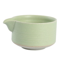 Bols à thé vert écologiques OEM, bol à thé vert en céramique émaillée au four, chawan à matcha