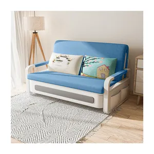 Muebles de dormitorio cama plegable con ruedas sofá cama con colchón en Venta caliente