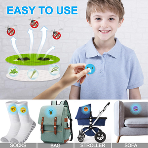 Vente flash Glantu Contrôle des parasites Répulsif contre les insectes <span class=keywords><strong>Anti</strong></span>-moustiques Autocollant avec huile de citronnelle <span class=keywords><strong>Patch</strong></span> pour enfants Sans danger pour les bébés - Product Image 3