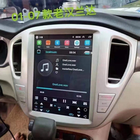 Reproductor de DVD para Auto de 12.1 Pulgadas, Radio Android con Pantalla Táctil, Navegación GPS, Carplay para Toyota Highlander 2001-2007