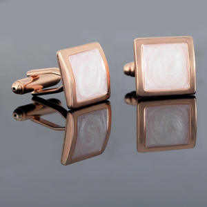 結婚パーティーギフトデザイナー真鍮カフリンクス男性用高級 - Product Image 5