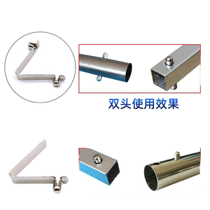 คลิปล็อคแบบสปริงรูปตัววี สำหรับเสาเต็นท์ ทำจากสแตนเลส แบบสั่งทำพิเศษ พร้อมหัวล็อคแบบกดเดี่ยวและแบบกดคู่ - Product Image 3