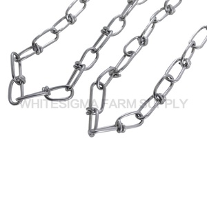 Soldaduras SS de cadena de acero inoxidable de eslabón corto pulido brillante soldado liso para equipos de cría de animales - Product Image 5