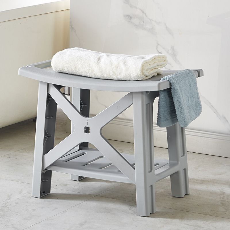 Gris - Rangement double couche avec tapis antidérapant