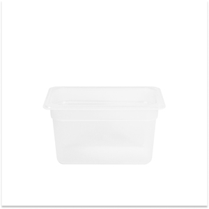 GN 1/4 100MM Container Without Lid Lightweight Stackable <b>Plastic</b> Box For Hotel Breakfast Buffets - Product Image 2