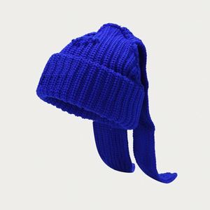 Cute <b>Rabbit</b> Ears Acrylic Street Fashion Women Lady Outdoor Warm Winter Hat Knitted Beanie Hats With Long Ears - Product Image 6