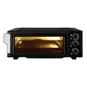 Nuovo prodotto prezzo economico 1800w porta in vetro a strato singolo attrezzature da cucina in acciaio inossidabile forno elettrico per Pizza per ristoranti