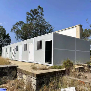 Casa de contenedores plegable de Marruecos moderna, diseño de estructura aislada de fábrica, centro comercial escolar de oficina a prueba de terremotos de bajo costo - Product Image 6