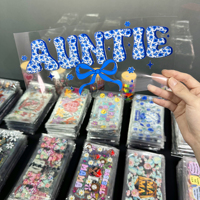 Enveloppes pour gobelets en PET, imperméables et durables, lavables, pour gobelets de 16 oz, avec motifs de dessins animés, pour impression UV DTF