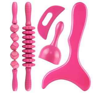 Masajeador de madera rosa, herramienta de masaje, terapia de madera - Product Image 6