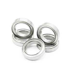 Roulement à billes à gorge profonde en acier inoxydable 6801 12x21x5mm PE/304 Cage 304SS/316SS avec anneaux et billes - Product Image 1
