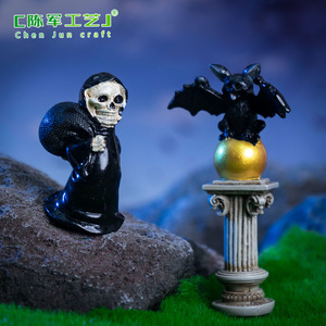 Nuevos accesorios decorativos DIY de muñecos de murciélagos de Halloween Weijs, pequeños adornos para micro-paisajes. - Product Image 4