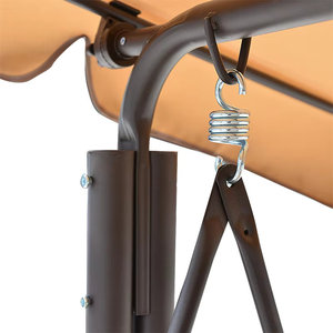 Columpio para patio exterior de 3 plazas, sofá <span class=keywords><strong>colgante</strong></span>, Metal con soporte de silla de jardín, muebles de equipamiento - Product Image 3