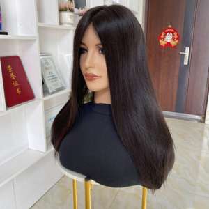 Natural Color Hair Toppers With Silk Base Human Hair Silk Top Toppers Virgin Hair Hand Tied Silk Base Toppers - Product Image 2