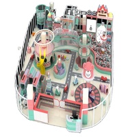 Équipement de terrain de jeu intérieur commercial en aluminium série Morandi, château gonflable, manège pour enfants, fabriqué en Chine