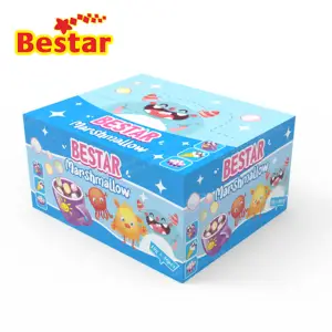 Nieuwe Collectie Gift Verpakking 10G Ronde Marshmallows Snacks Groothandel Marshmallow Fabrikant