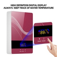Chauffe-eau Chauffant Cuisine Eau Chaude Commerciale Électrique Instantanée Sans Réservoir Geyser Hôtel et Maison Vente en Gros OEM