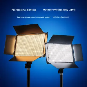 Panneau LED portable en aluminium <span class=keywords><strong>de</strong></span> qualité supérieure pour studio, <span class=keywords><strong>photo</strong></span>, vidéo, tournage en direct et éclairage photographique - Product Image 3