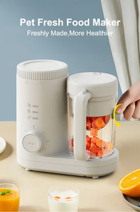 מכשיר אוטומטי להכנת מזון טרי לחיות מחמד, סיר אידוי ובלנדר עם סל מסתובב לארוחות בריאות תוצרת בית - Product Image 2