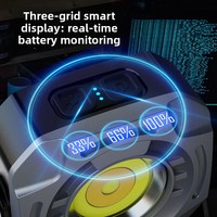 Lampe LED de camping extérieure étanche IP44, faisceau 360°, batterie au lithium longue durée, multifonctionnelle, portable, porte-clés, aimant puissant