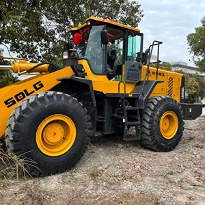 CHINA Shandong Lingong LG956L Wheel Loader Yellow Diesel Powered Four-Wheel Drive With Cab For Construction And Mining Use - Product Image 6