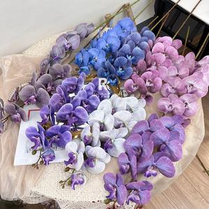 Tiges d'orchidées Phalaenopsis Artificielles Fleurs Branches Real <span class=keywords><strong>Touch</strong></span> Latex Phalaenopsis <span class=keywords><strong>9</strong></span> Grandes Fleurs 38 Pouces - Product Image 3