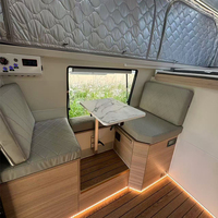 SNDN Prix usine : Camper de pick-up escamotable en aluminium, petite caravane de voyage, camping-car à vendre