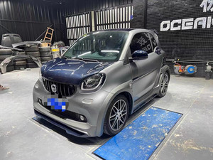 Kit carrosserie en fibre de carbone style MSY pour Mercedes SMART, nouveau diffuseur avant large, spoiler, améliorations des pare-chocs de voiture - Product Image 5
