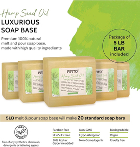 Base <span class=keywords><strong>de</strong></span> Jabón <span class=keywords><strong>de</strong></span> <span class=keywords><strong>Aceite</strong></span> <span class=keywords><strong>de</strong></span> Semillas <span class=keywords><strong>de</strong></span> Cáñamo para Derretir y Verter, Natural, Hecho a Mano, DIY, Rico en Omega, Vegano, Personalizable con Logotipo, Empaque a Granel, Directo <span class=keywords><strong>de</strong></span> Fábrica - Product Image 3