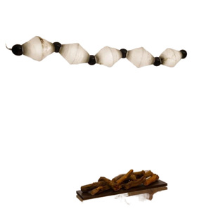 Italian Luxury Marble Chandelier Long Shape LED <b>Light</b> Source E27 Bulb Base Home Decor Pendant <b>Light</b> - Product Image 5
