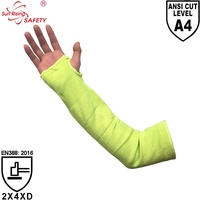 Protection Anti-perforation pour les bras EN388 niveau 5, Protection de sécurité au travail, Anti-perforation au choix avec ou sans trou de pouce, 10 pièces