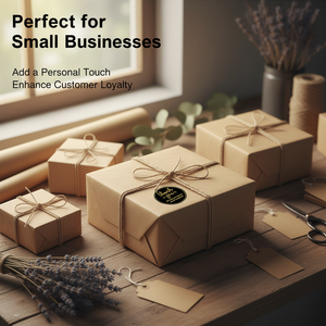 ฉลากบรรจุภัณฑ์อาหารแบบออกแบบส่วนตัว ฉลากกาวในตัว กระดาษ PLA กันน้ำ ฉลากม้วนลอกออกง่าย ปั๊มฟอยล์ทอง พิมพ์ลายตามสั่ง - Product Image 5