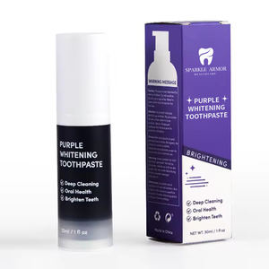 Suero para blanquear los dientes púrpura con logotipo personalizado <span class=keywords><strong>V34</strong></span>, 30ml, <span class=keywords><strong>corrector</strong></span> de color de pasta de hierbas con sabor a menta para adultos, uso en el hogar - Product Image 6