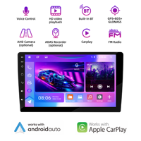 Sistema de Radio para Auto con Pantalla de Fábrica, Android 11, CarPlay Inalámbrico, 9/10 Pulgadas, Unidad Principal Universal, USB, BT, WIFI, GPS, Estéreo para Auto